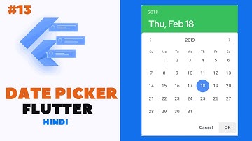 Date picker in flutter || How to Pickup date in flutter | #Flutterhero