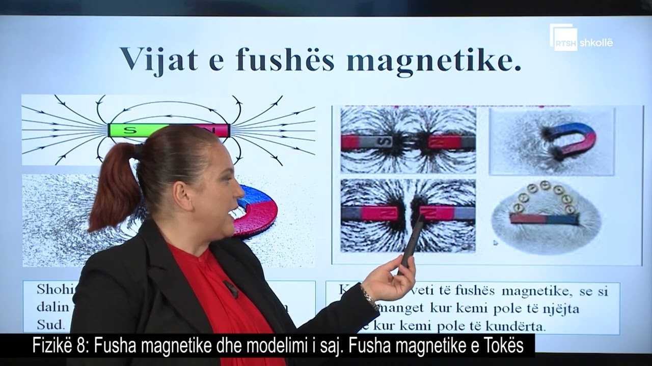 Fusha magnetike dhe modelimi i saj. Fusha magnetike e Tokës  | Fizikë 8