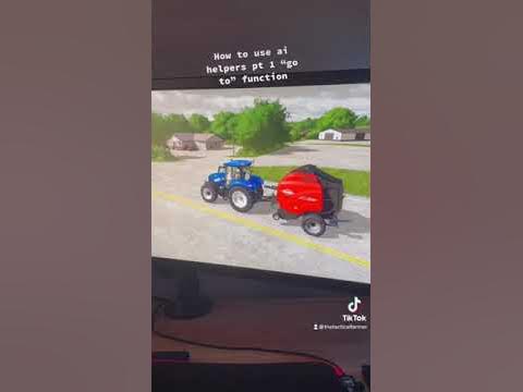 How to Use AI helpers in #FS22 #farmingsimulator22 #fsshorts