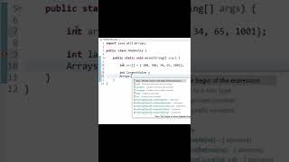 Shortcut to find maximum element in an array - Java Program.