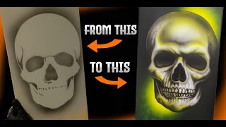 Airbrushing a Glowing Skull! by SlickWorks 1,078 views 1 year ago 10 minutes, 40 seconds