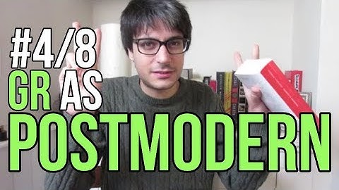 GR as Postmodern - Gravity