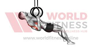 Ring Bent Knee Inverted Row Demo