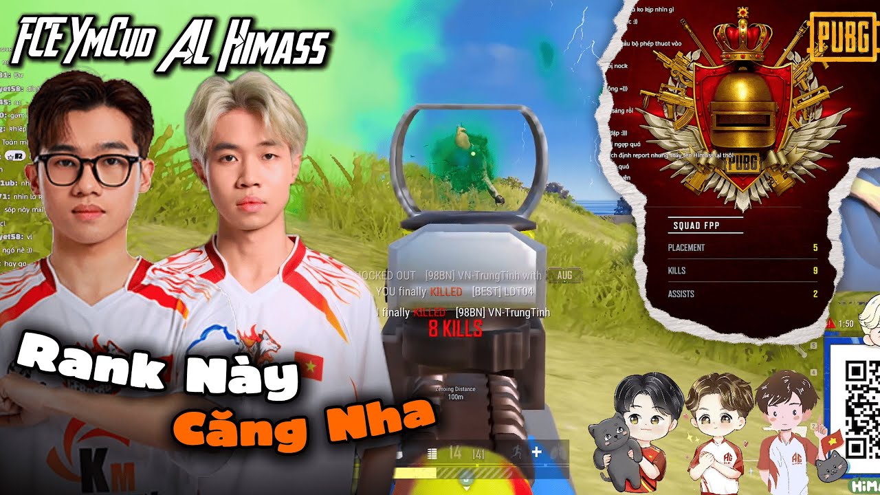 PUBG Himass & YmCud – Xào Xáo Rank Survival Cực Căng | Highlight Stream Mới Nhất