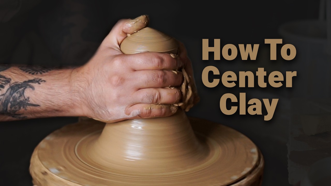 How to Center Clay on the Pottery Wheel | Beginner Wheel-Throwing ...