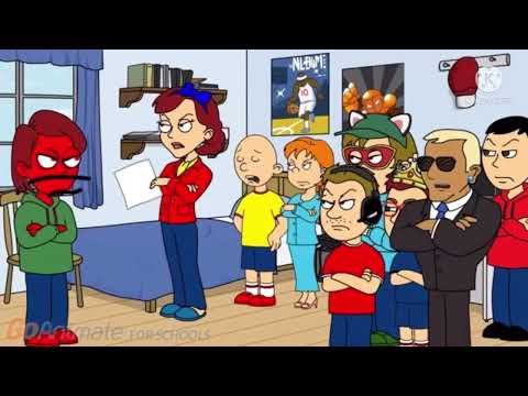 Boris The Teeth Guy yells at Caillou and disrespects Mother's Day/Arrested (CENSORED) [REUPLOAD]