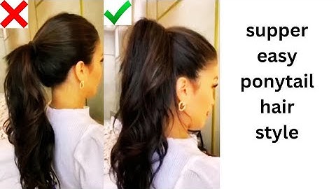 HOW TO BARBIE VOLUMINOUS PONYTAIL Hairstyle Popular TRICK