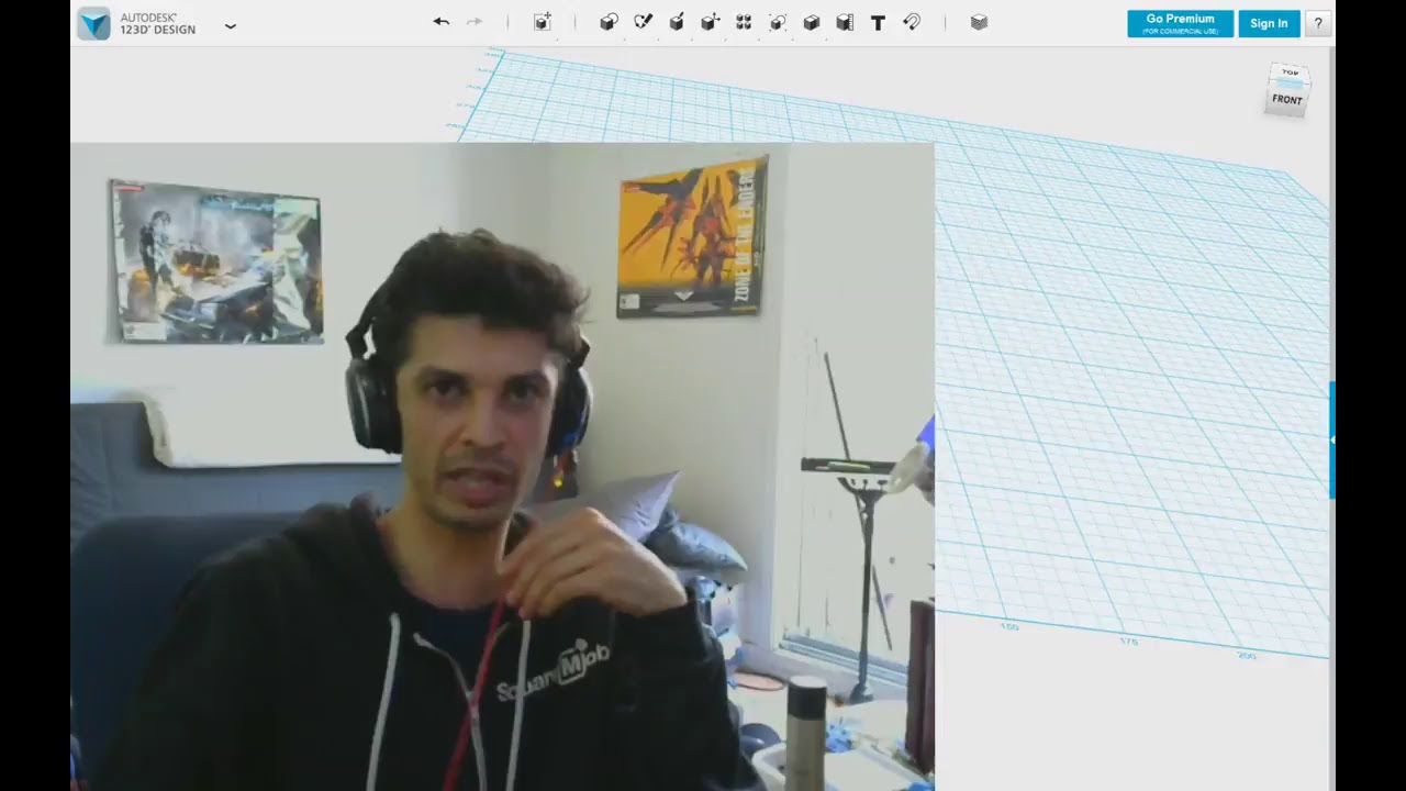 Venutech Live #6 -  making spinners with 123d design