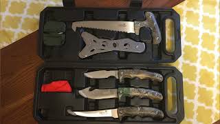 Field Dressing Kit Hunting Knife Set, 8-Piece Portable Hunting Accessories for Men, review
