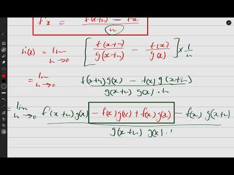 Quotient Rule Proof