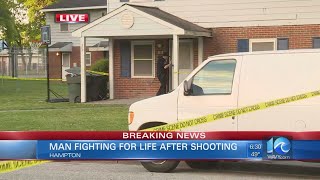 Police investigating domestic-related shooting in Hampton