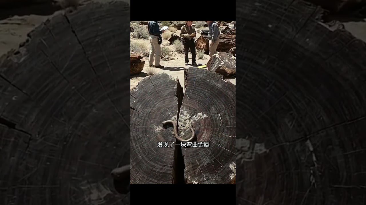In 1973, in Arizona, USA, researchers discovered a bent metallic