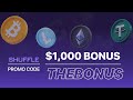 Shuffle Promo Code "THEBONUS" — Unlock $1 Boost + 25K Gold Coins