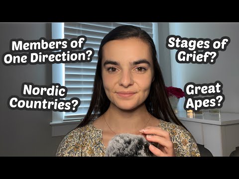 ASMR General Knowledge Groups of Five | How Many Points Can You Get?