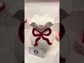 Raz 7.5" Bow Ruffled Vases Christmas Decoration 4622890