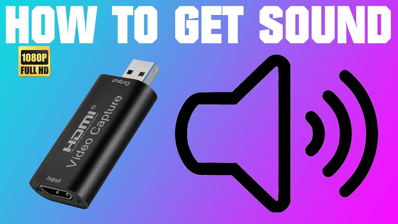HOW TO GET SOUND FROM CHEAP HDMI CAPTURE CARD / $15 DOLLAR CAPTURE CARD!!! - YouTube