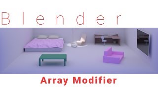 Blender Modifiers: Array Modifier