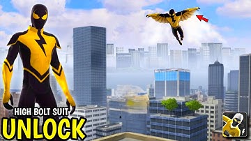 How To Unlock New High Bolt Suit In Spider Fuser 🤔New City & Air Gliding Update Spider Fuser