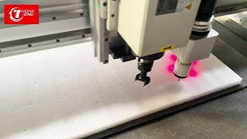 foam cutting machine--1635 fixed table oscillating knife cutting machine #trustercnc#foamcutter