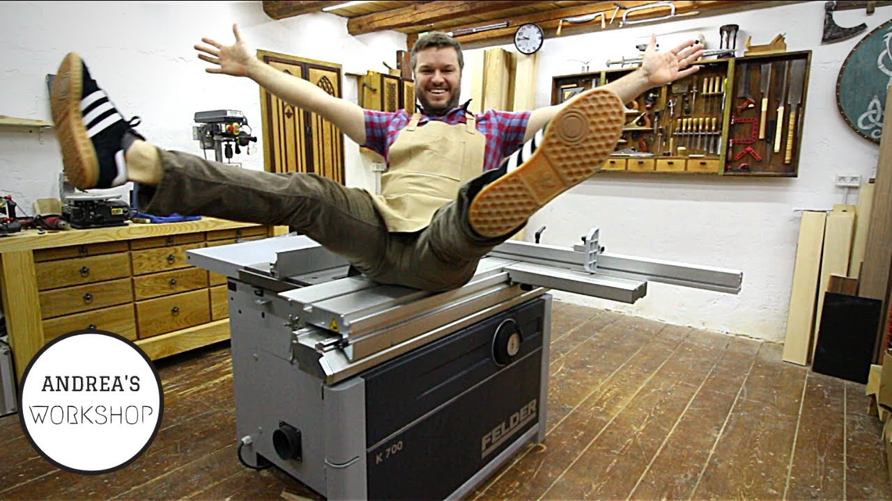 Форматно-раскроечный станок, выдерживающий нагрузку в 600 фунтов!? - Felder K700