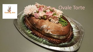 Ovale Torte | Oval Cake | Geburtstagstorte | Birthday Cake | Tutorial | einfach | simple
