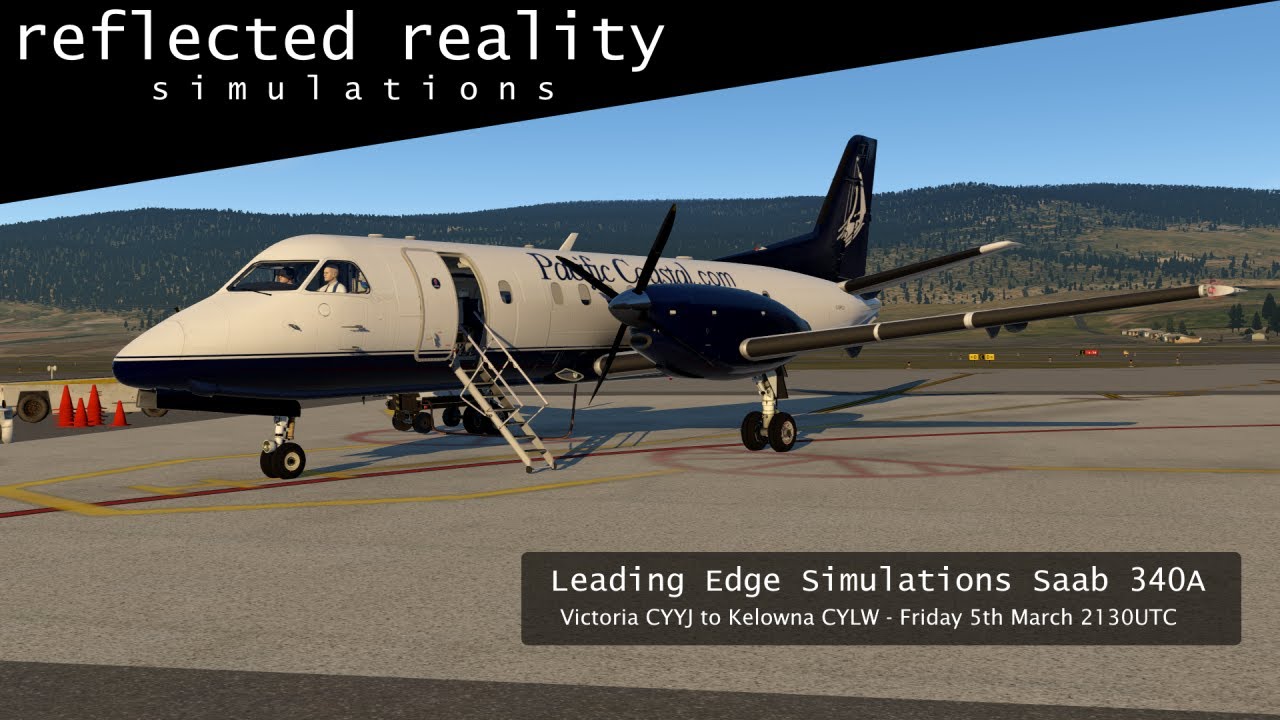 Live Stream: Leading Edge Simulations Saab 340A : Victoria CYYJ to