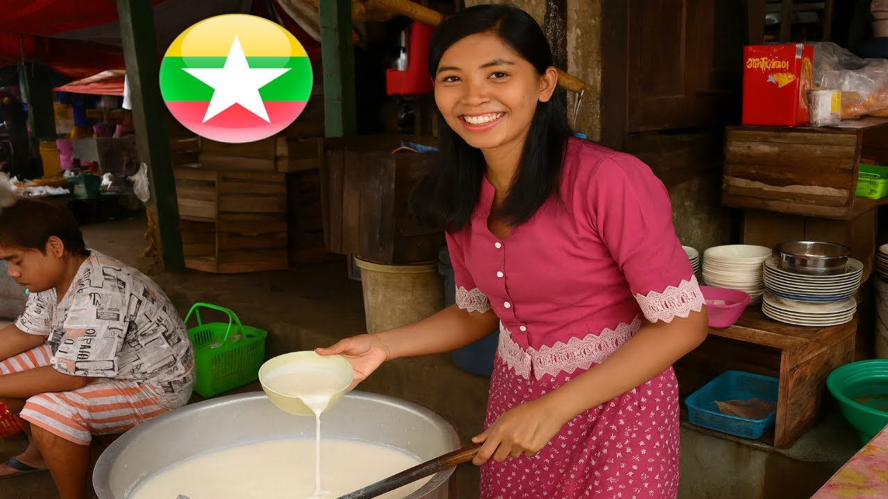 🇲🇲 Исследуйте яркую и живую утреннюю рыночную жизнь Янгона в Мьянме