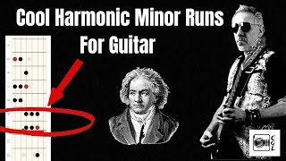 Harmonic Minor Guitar Runs Tutorial