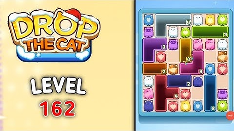 Drop the cat level 162 walkthrough solution gameplay