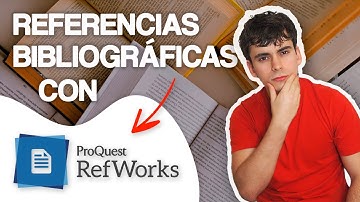 Cómo PONER REFERENCIAS BIBLIOGRÁFICAS en WORD con REFWORKS 2024 ✅ (AL INSTANTE) 🔔