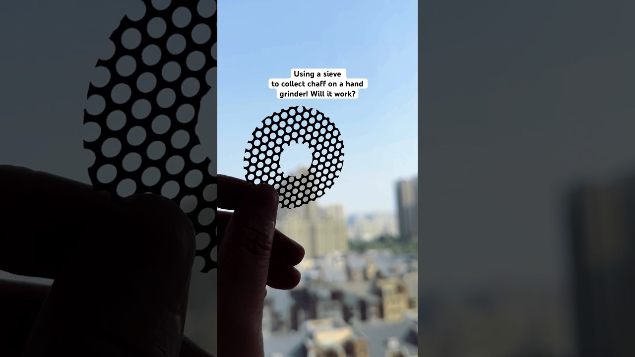 Using a sieve on a hand grinder to collect chaff? Will it work? 