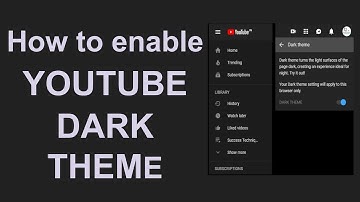 How to Activate YouTube Night Mode Option | 2021