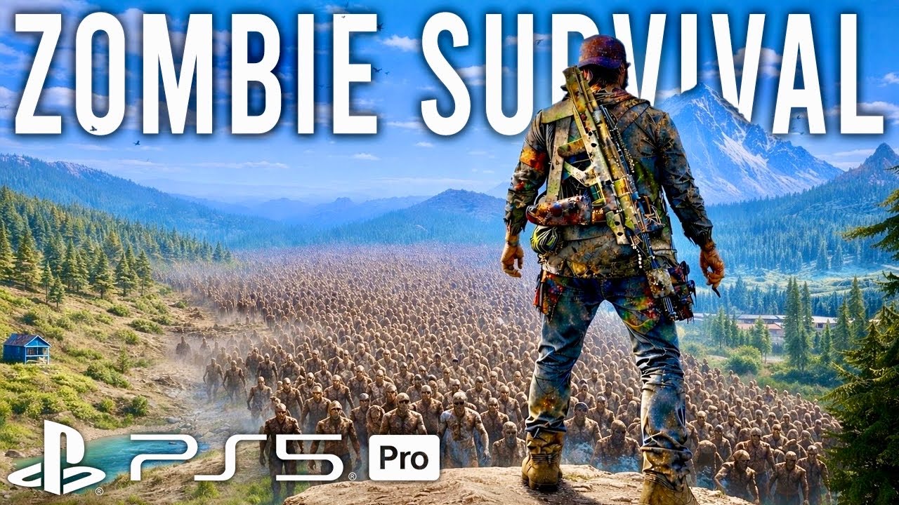 Days Gone Fighting Hordes Across The Zombie Apocalypse | PS5 Pro Zombie Survival 