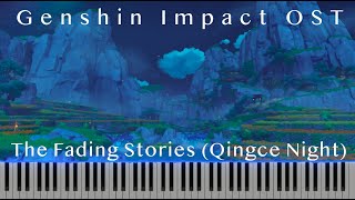Genshin Impact OST - The Fading Stories (Qingce Night) [Piano Tutorial + sheet]