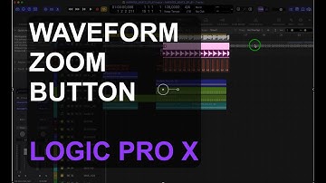 How to adjust the waveform In Logic Pro X