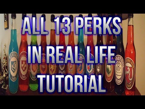 How To Make All 13 Zombie Perks In Real Life!