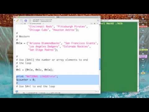 Perl: Special indices