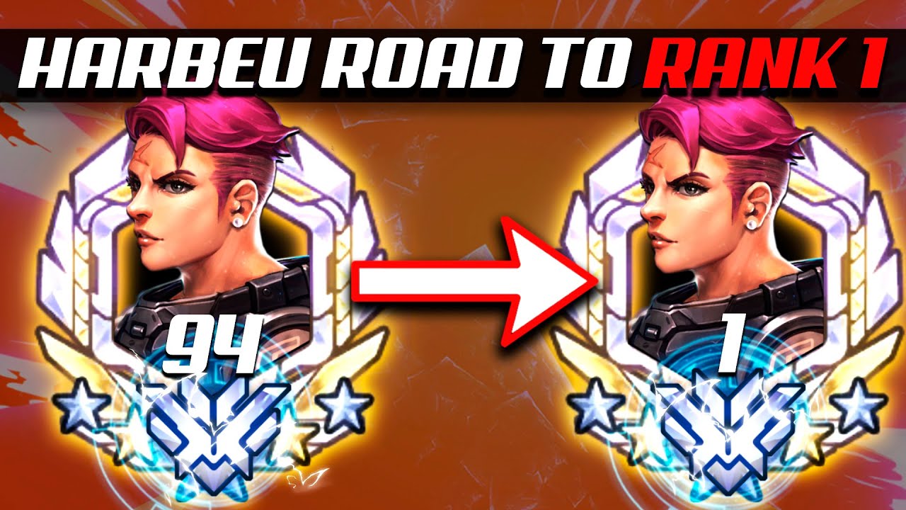 Harbleu Rank 94 Zarya God - Overwatch Season 34 Top 500