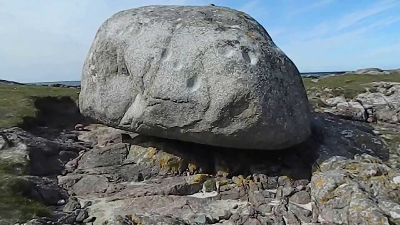 Isle of Tiree Ringing Stone Erratic Inner Hebrides Isle of Tiree Ringing Stone Erratic Inner Hebrides