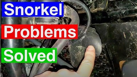 Polaris Rzr 170, Ranger 150, & ACE 150 Factory Snorkel Problems - Trail Kings finds the fix