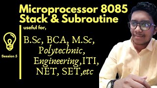 Microprocessor 8085 Stack & Subroutine