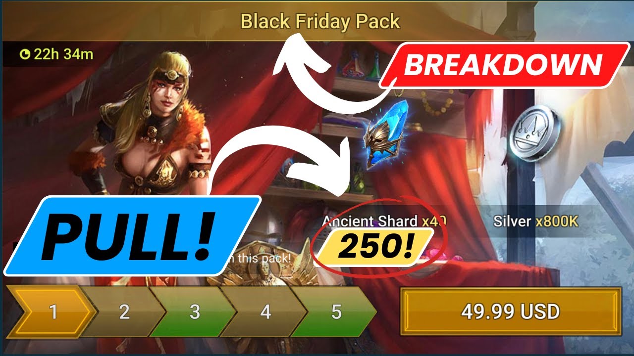 Black Friday Ancient Pack String and Shard Pulls!!!!! Raid Shadow Legends YouTube