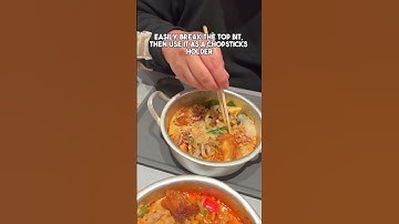 Chopsticks Hack Everyone Must Know! #lifehacks #hacks #kitchenhacks #chopsticks