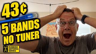 Build a 43¢ 5-Band Antenna in Minutes - No Tuner Required RAS #17