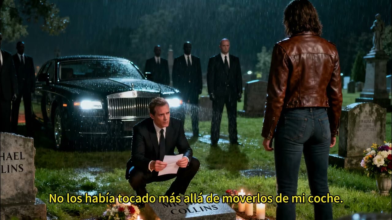 Encontró 10 Hombres de Traje Negro Rodeando la Tumba de Su Padre… El Jefe Mafioso Pagaba una Deuda