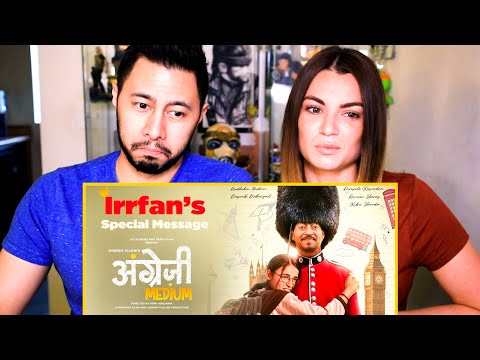 IRRFAN'S HEARTWARMING MESSAGE TO US ALL | Angrezi Medium | Reaction | Jaby Koay