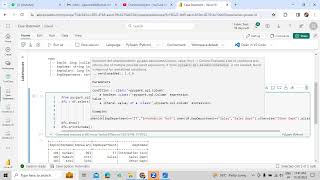 Understand How to Write a Case Statement Using PySpark Notebook in Microsoft Fabric