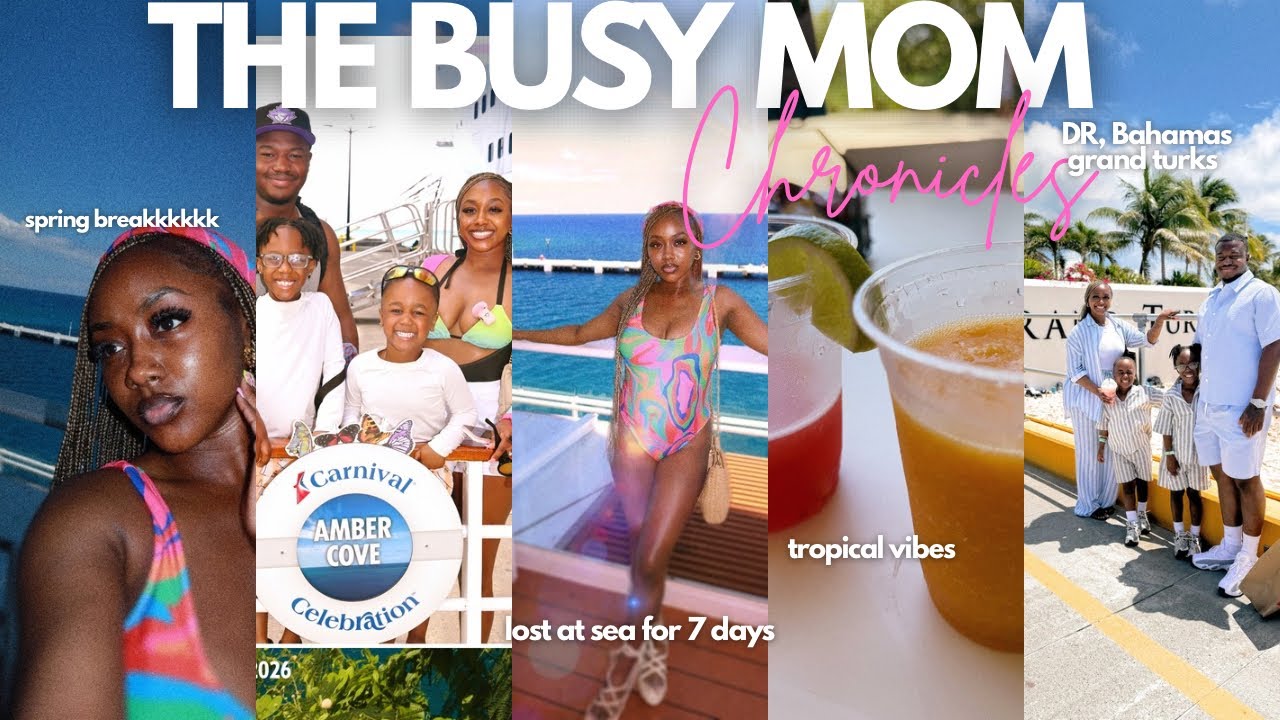 The busy mom chronicles ✨ Lost at sea 🌊 7 days on the carnival celebration cruise 🤍