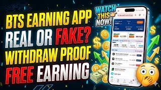 BTS TASK EARNING APP | BTS APP REAL OR FAKE | BTS APP REVIEW | BTS APP LINK NEW EARNING APP 2026 |  screenshot 5
