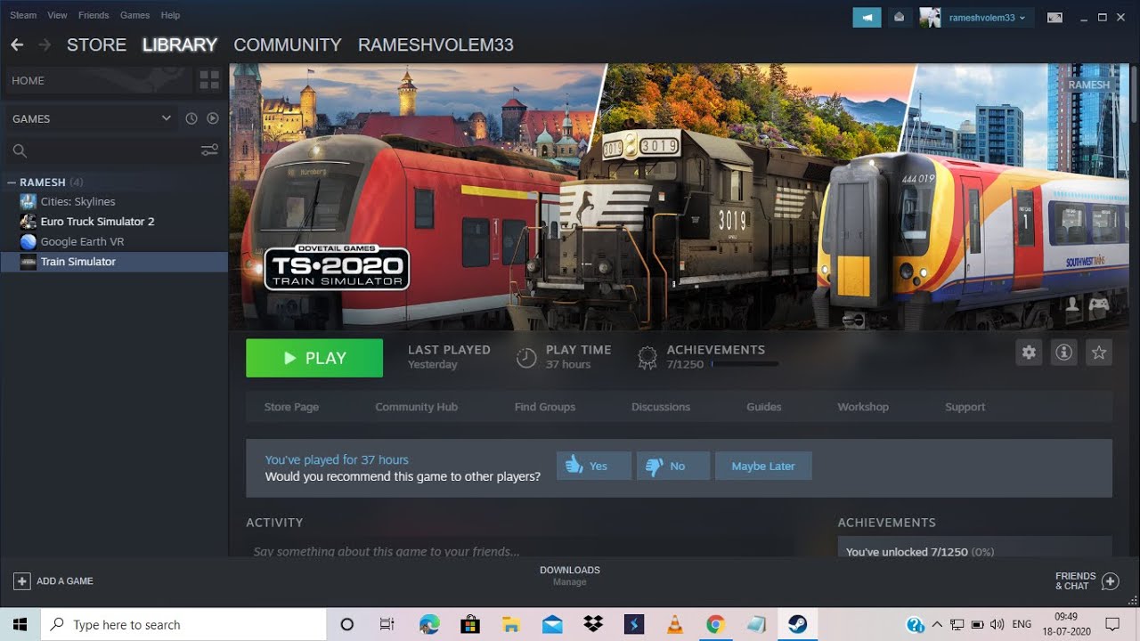 How to download Train simulator 2020 easy way Telugu